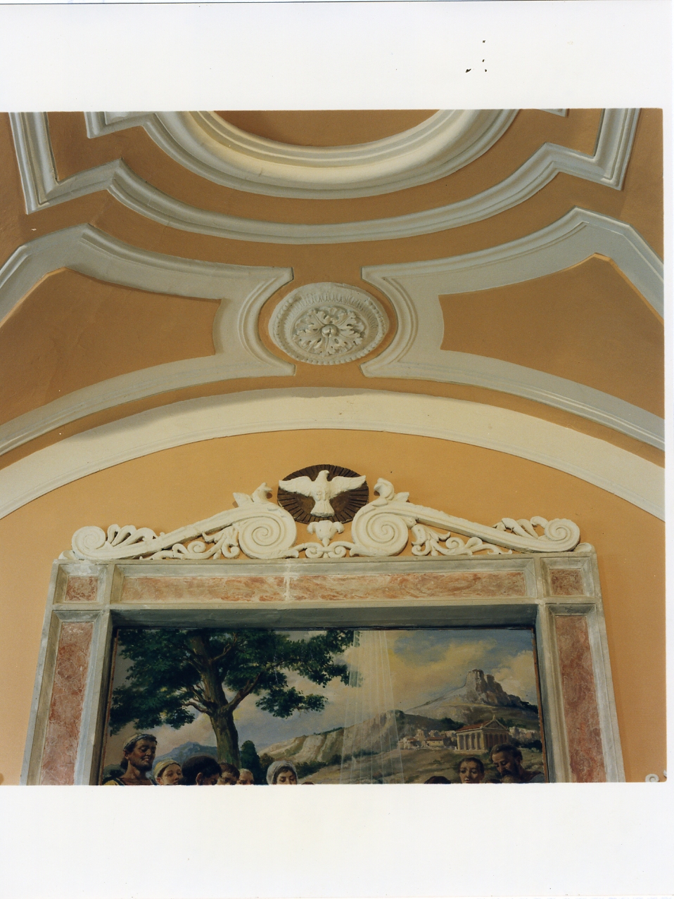 decorazione plastica, complesso decorativo - bottega campana (seconda metà sec. XIX)