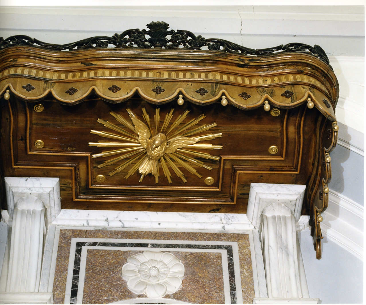 baldacchino - bottega napoletana (ultimo quarto sec. XIX)