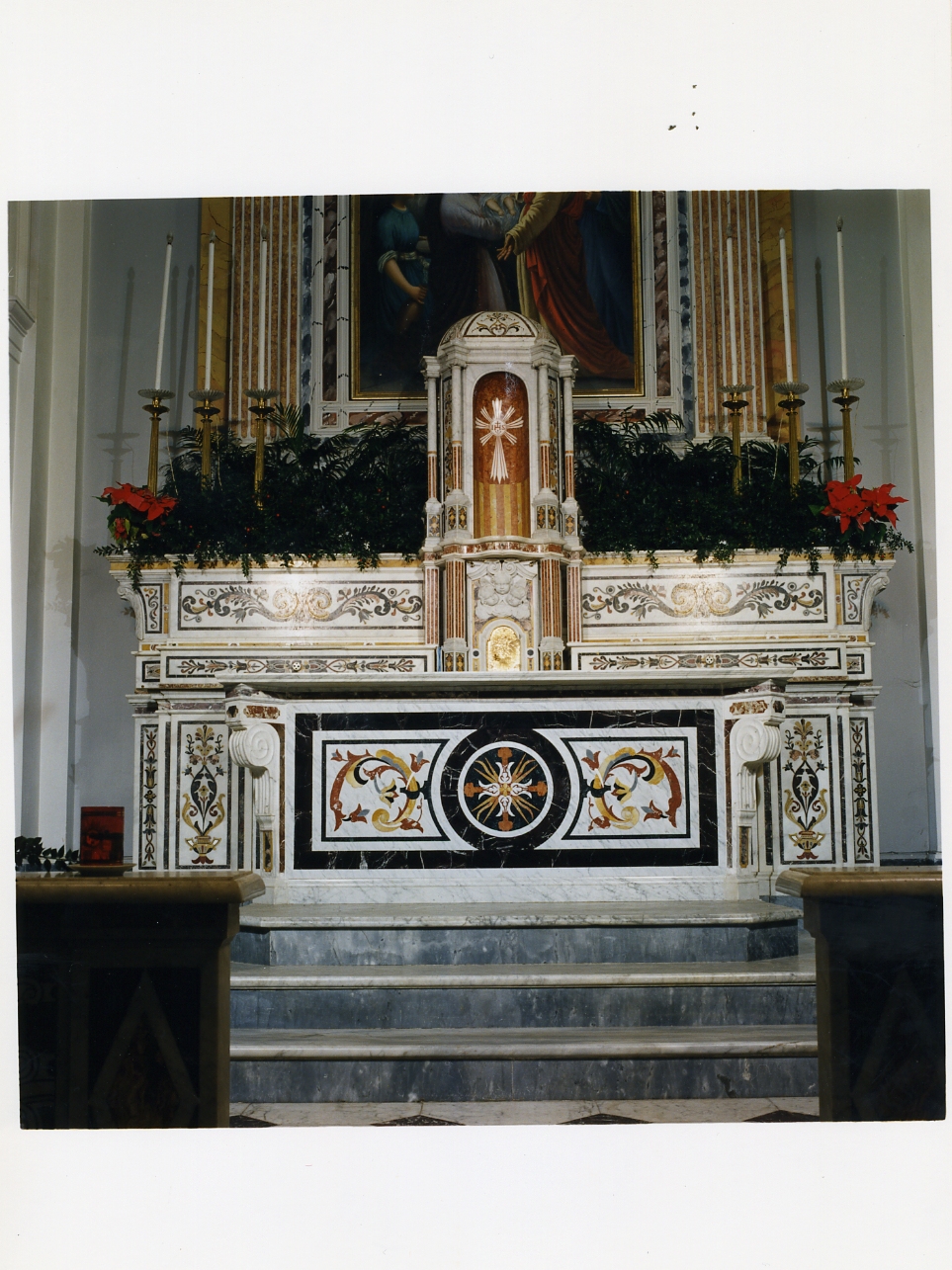 altare maggiore - bottega napoletana (ultimo quarto sec. XIX)