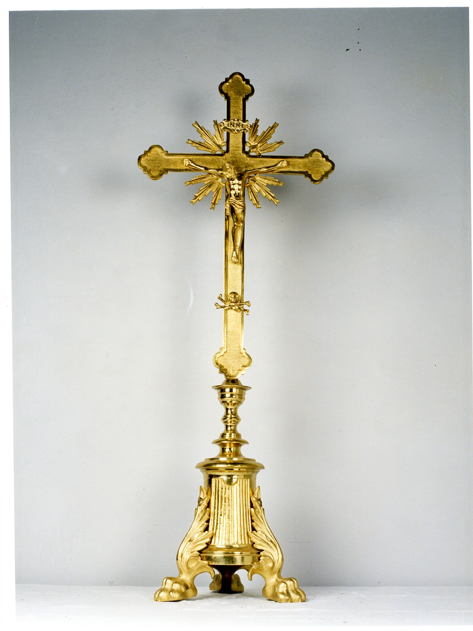 croce d'altare - bottega napoletana (fine/inizio secc. XIX/ XX)