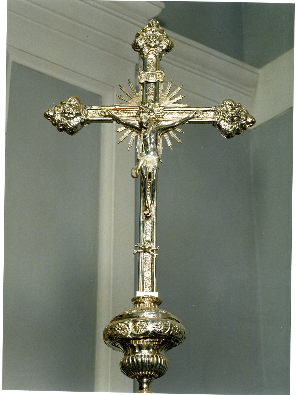 croce processionale - bottega napoletana (seconda metà sec. XIX)