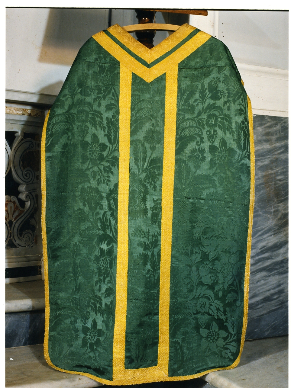 pianeta, elemento d'insieme - manifattura napoletana (ultimo quarto sec. XIX)