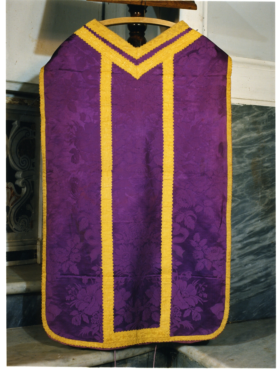 pianeta, elemento d'insieme - manifattura napoletana (ultimo quarto sec. XIX)