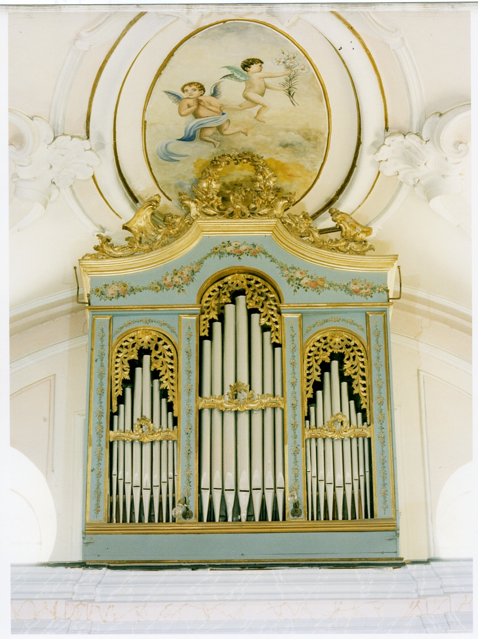 cassa d'organo - bottega napoletana (seconda metà sec. XVIII)