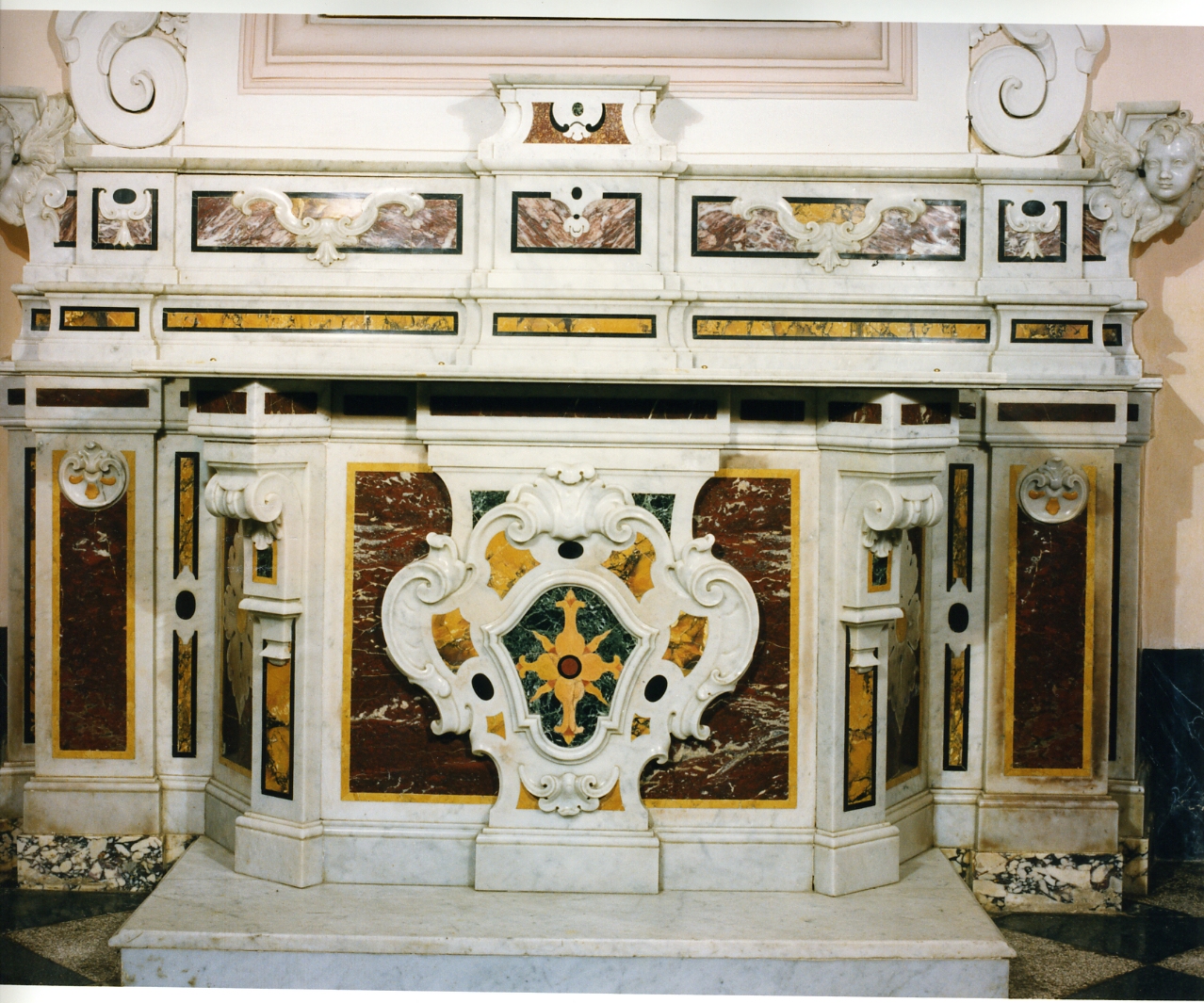 altare, serie - bottega napoletana (seconda metà sec. XVIII)