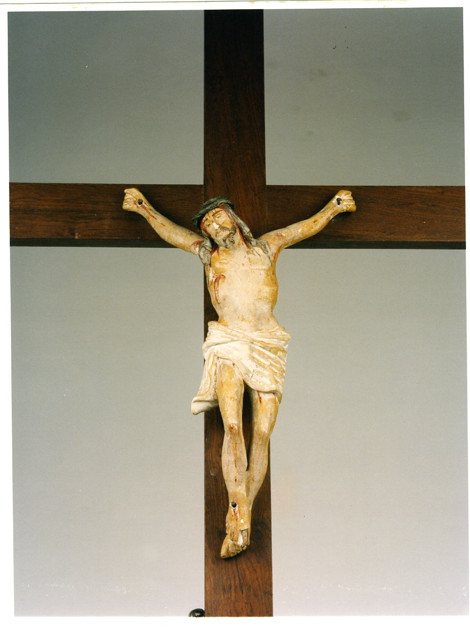 Cristo crocifisso (crocifisso) - bottega napoletana (seconda metà sec. XIX)