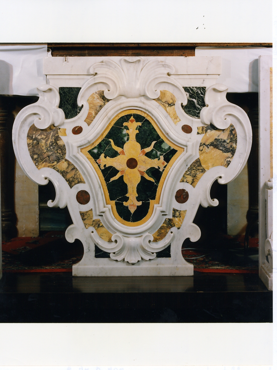 altare, frammento - bottega napoletana (seconda metà sec. XVIII)