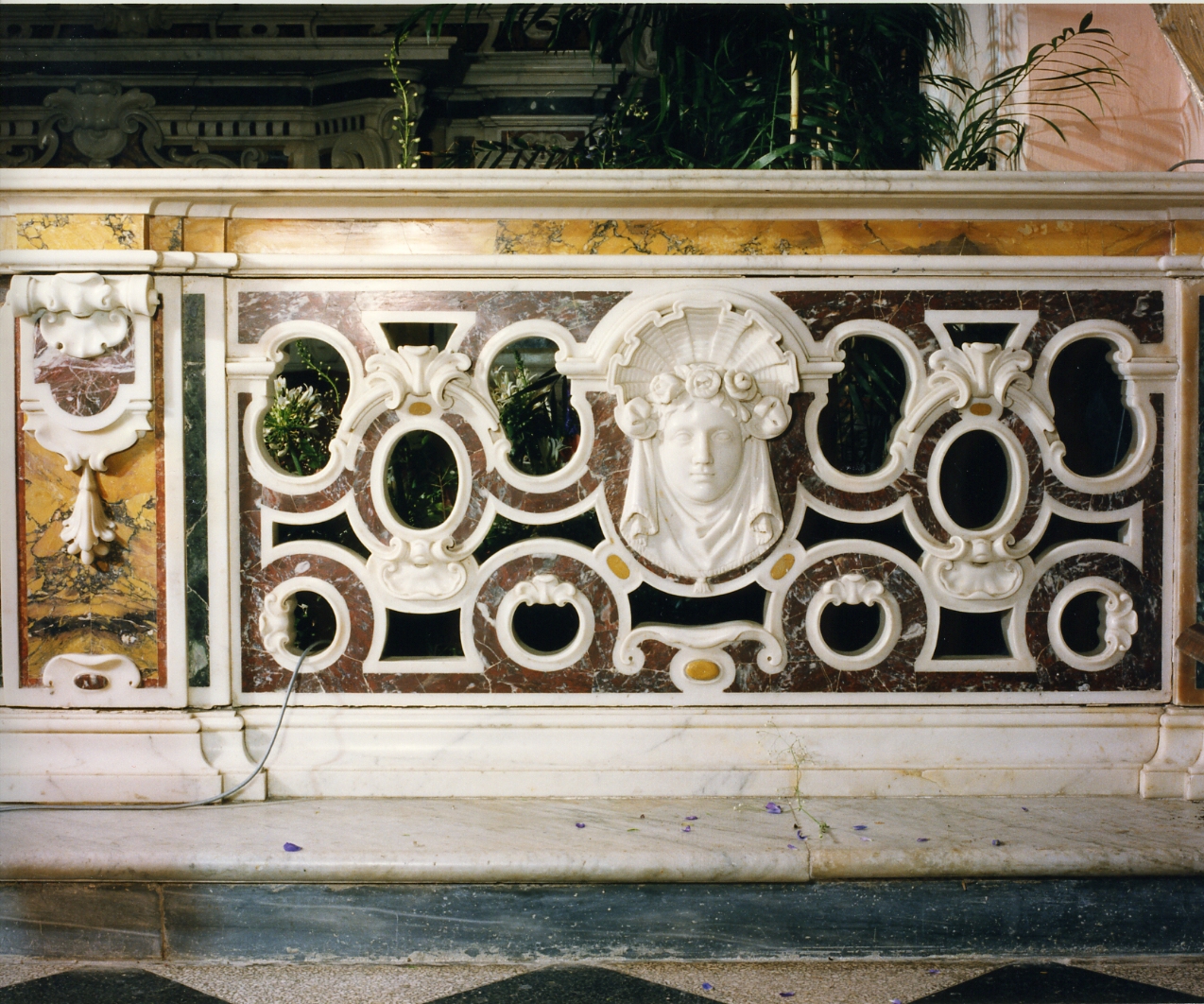 balaustrata, serie - bottega napoletana (seconda metà sec. XVIII)