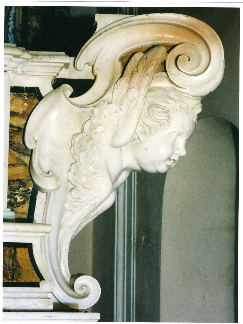 cherubino (scultura, serie) di Di Lucca Antonio (sec. XVIII)