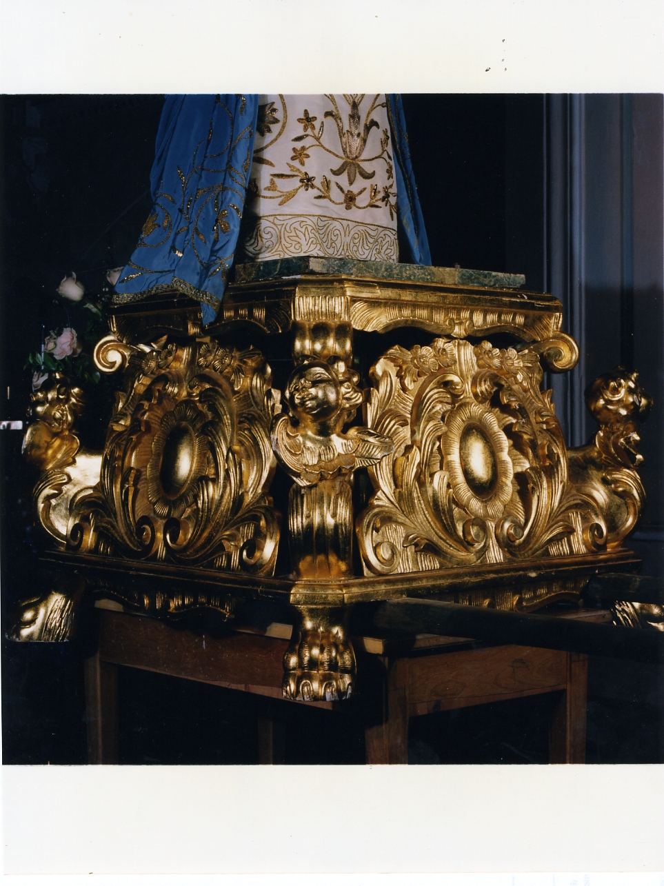 piedistallo di statua - bottega napoletana (seconda metà sec. XIX)