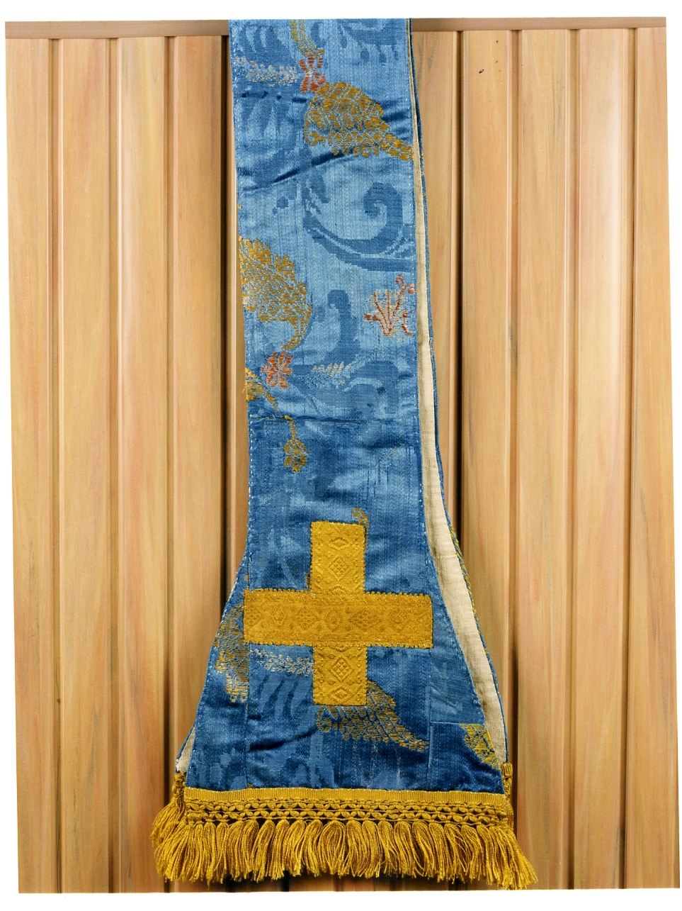 stola, elemento d'insieme - manifattura napoletana (seconda metà sec. XIX)