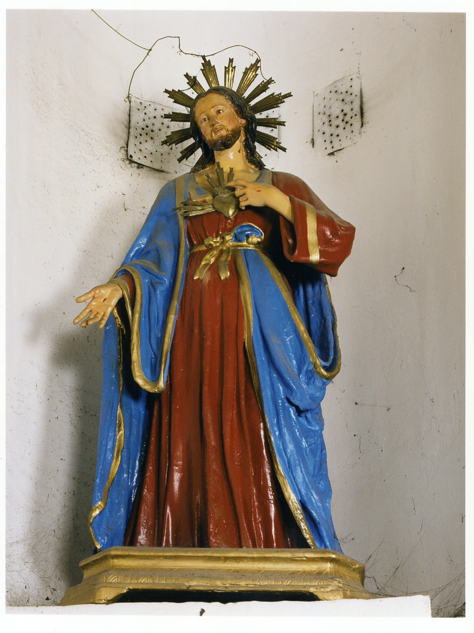 Sacro Cuore di Gesù (statua) - bottega napoletana (ultimo quarto sec. XIX)