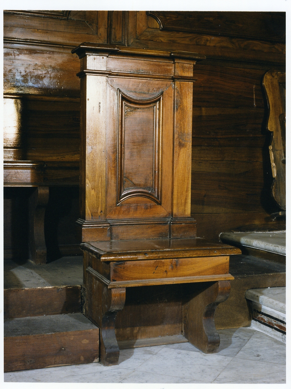 sedile, serie - bottega napoletana (sec. XVIII)