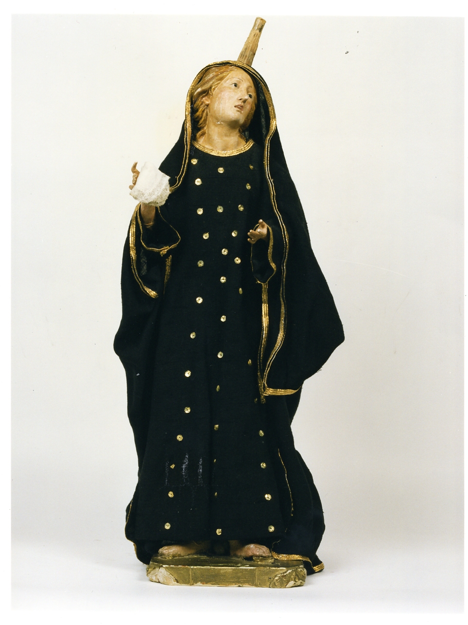 Madonna Addolorata (statuetta) - bottega napoletana (fine sec. XIX)