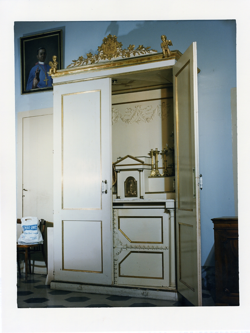 oratorio domestico - bottega napoletana (ultimo quarto sec. XIX)