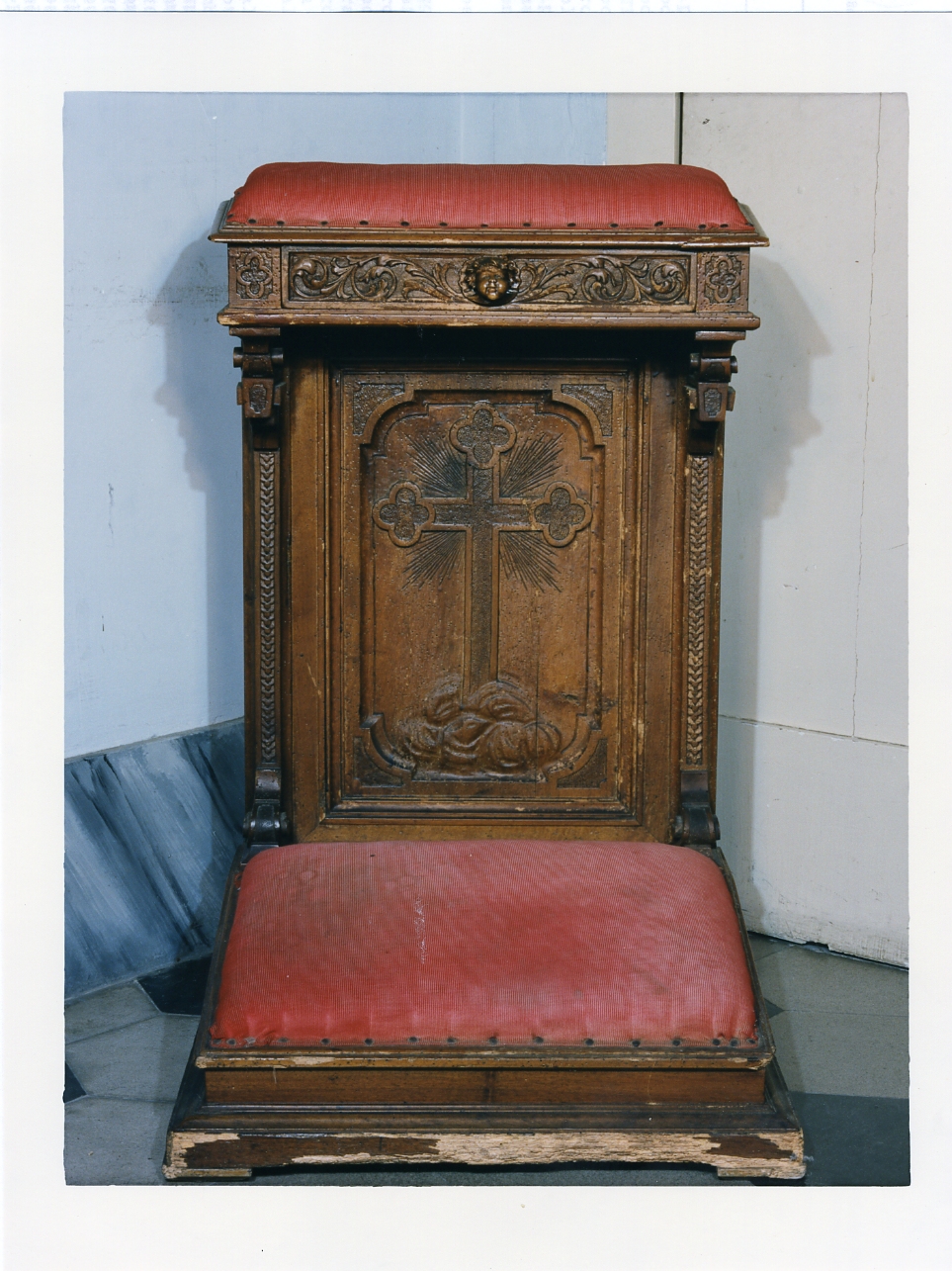 inginocchiatoio - bottega napoletana (fine sec. XIX)