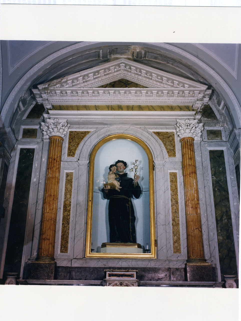 mostra d'altare - bottega campana (metà sec. XIX)
