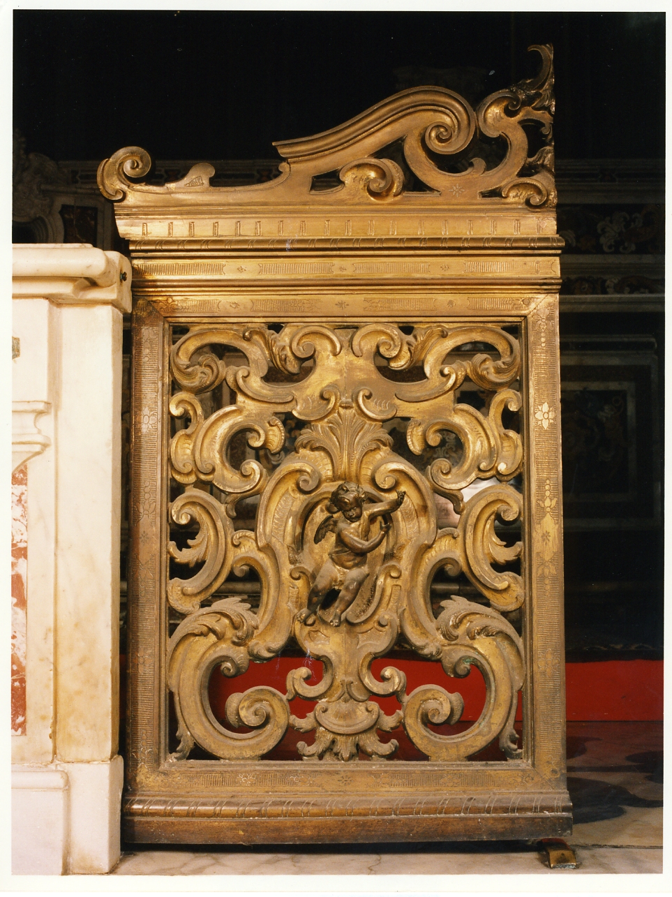 cancello di balaustrata - bottega napoletana (sec. XVIII)