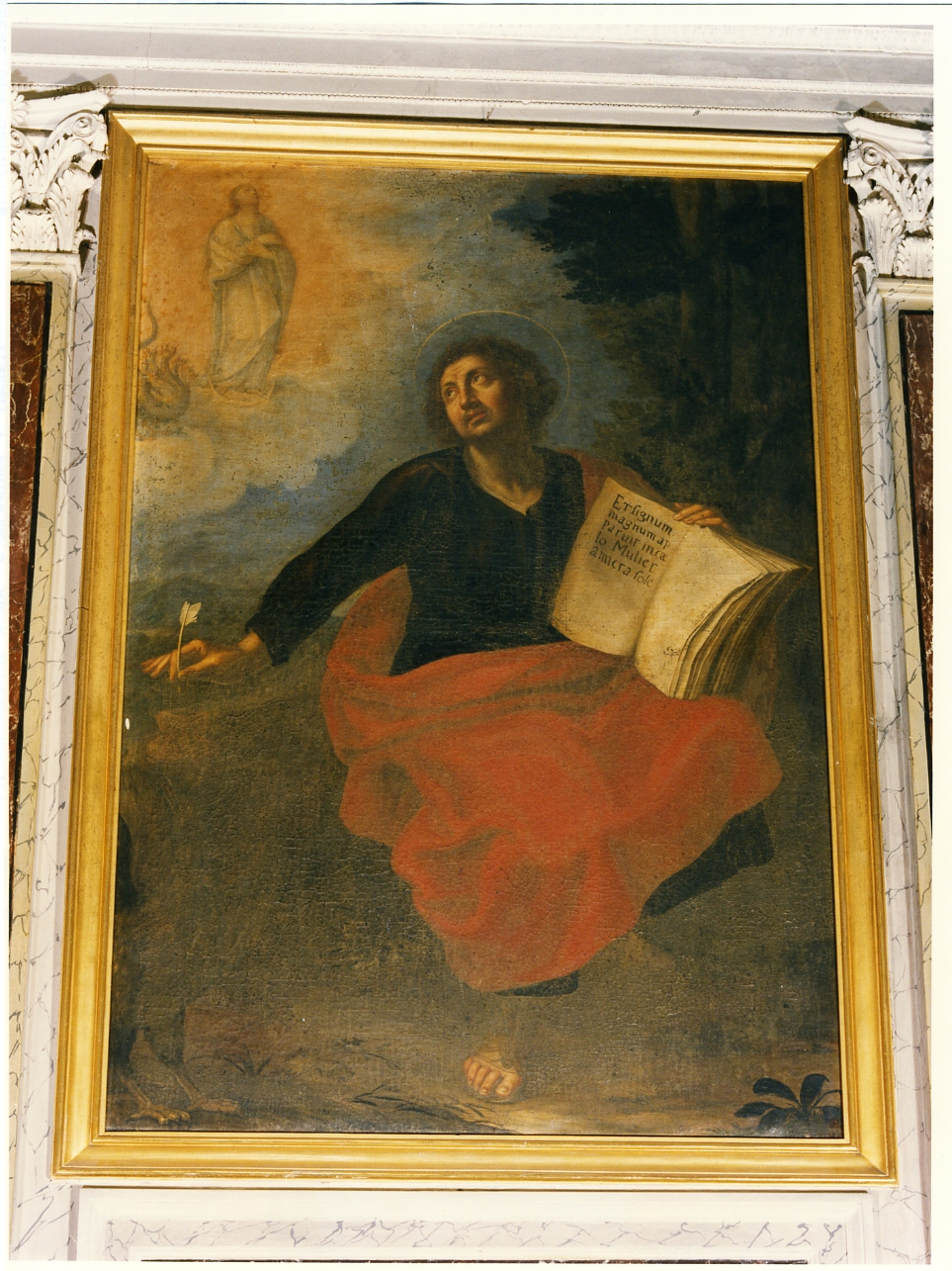 San Giovanni Evangelista (pala d'altare) di De Castro Giacomo (metà sec. XVII)