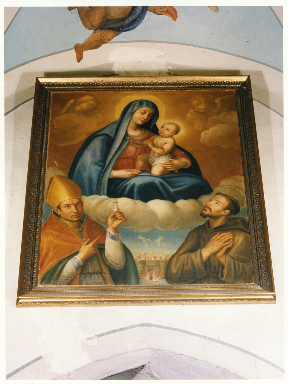 Madonna con Bambino e Santi (dipinto) - ambito napoletano (ultimo quarto sec. XIX)