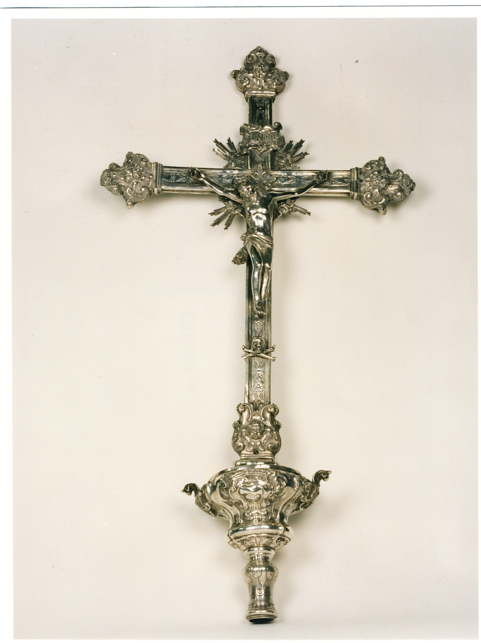 croce processionale - bottega napoletana (sec. XVIII)