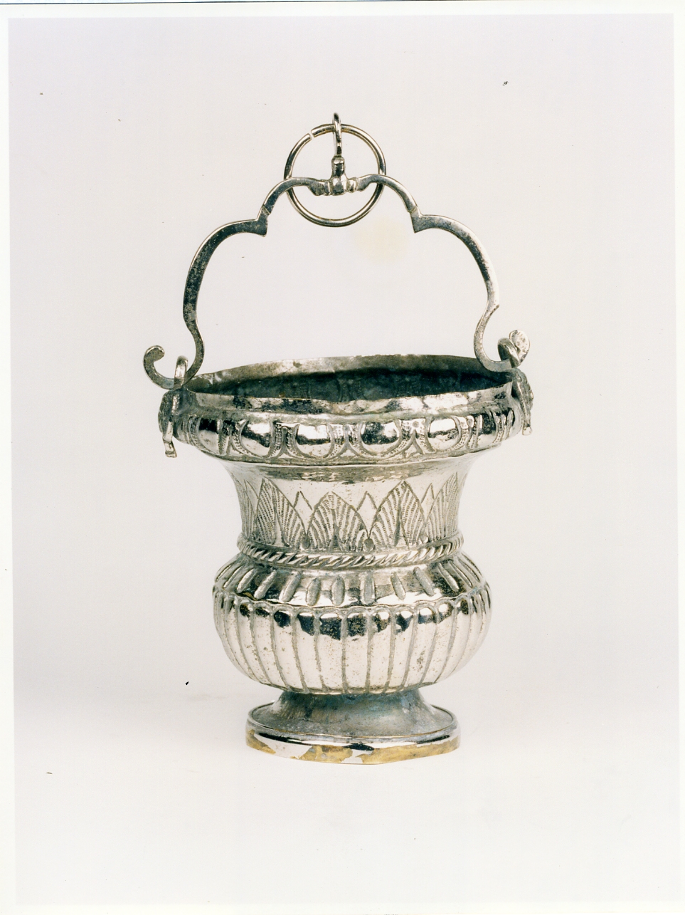 secchiello per l'acqua benedetta - bottega napoletana (seconda metà sec. XIX)