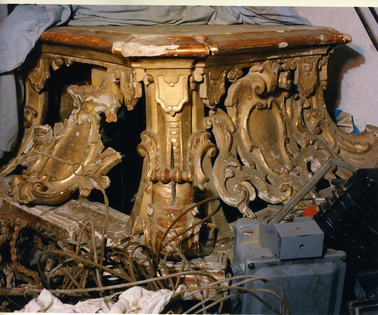 base processionale - bottega napoletana (seconda metà sec. XVIII)