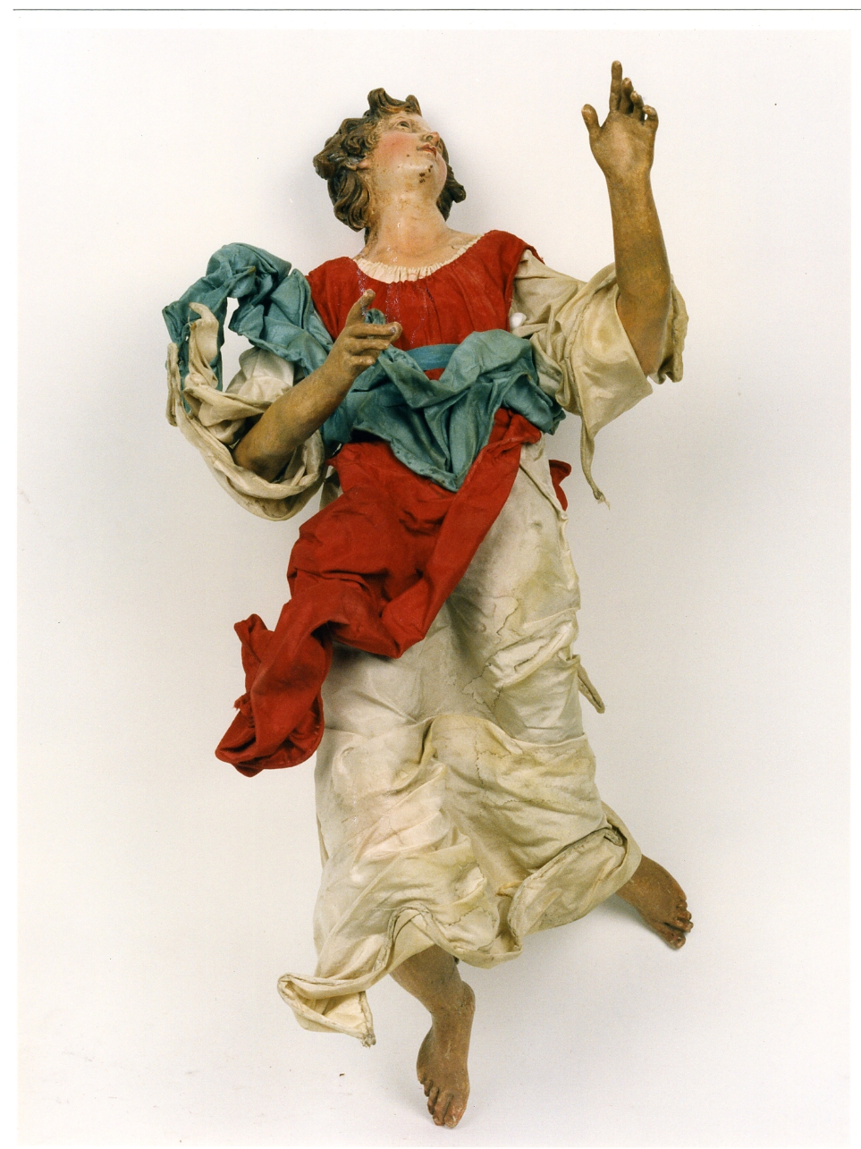 angelo (statuetta di presepio) - bottega napoletana (fine/inizio secc. XVIII/ XIX)