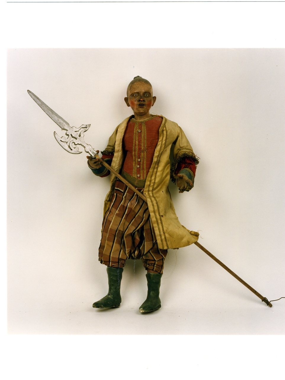 figura maschile (statuetta di presepio) - bottega napoletana (seconda metà sec. XIX)