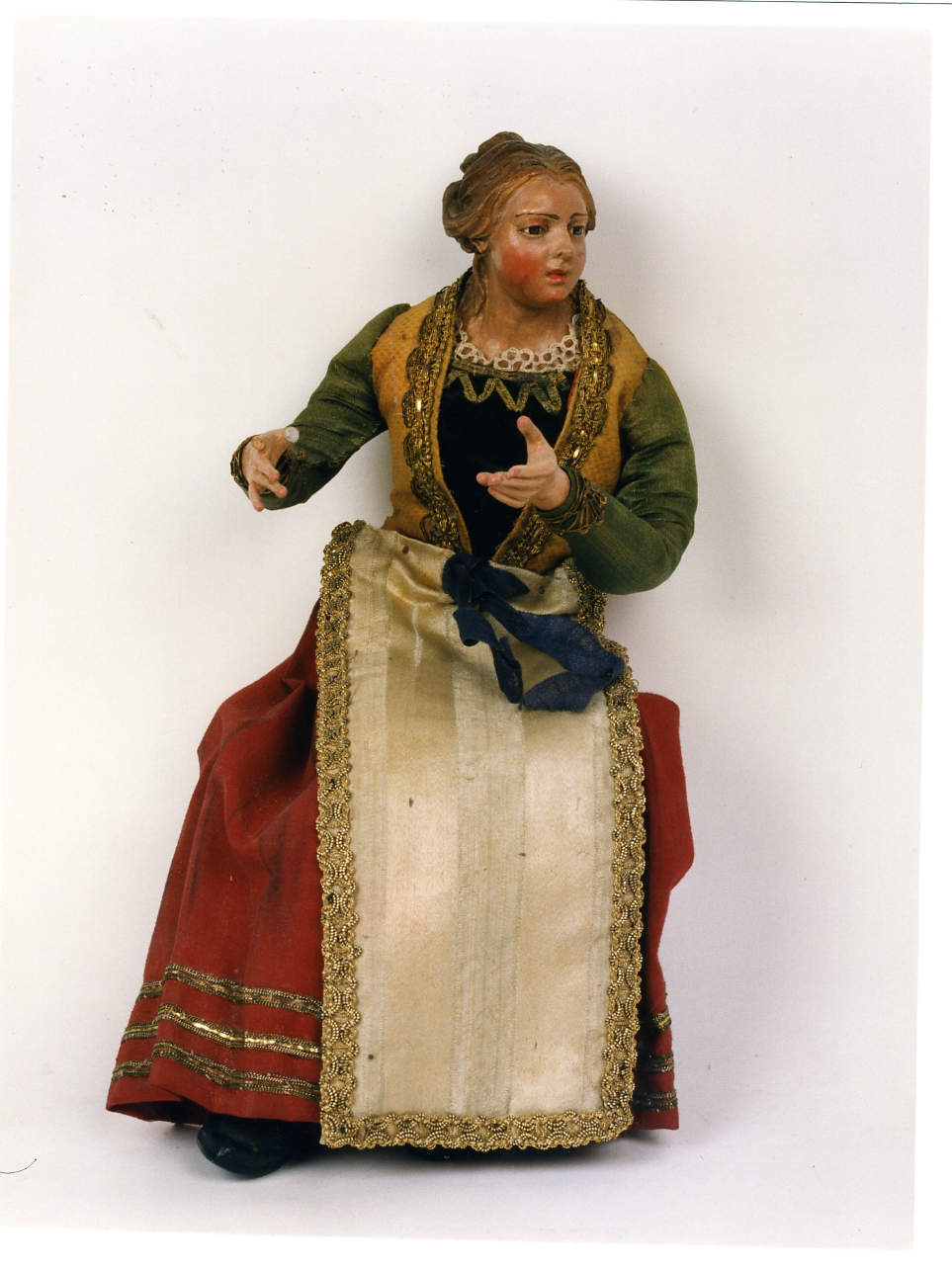 figura femminile (statuetta di presepio) - bottega napoletana (primo quarto sec. XX)
