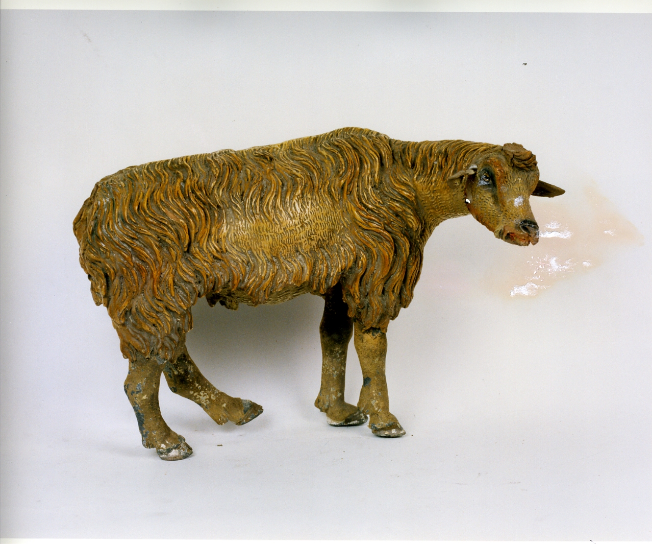 bue (statuetta di presepio) - bottega napoletana (prima metà sec. XIX)