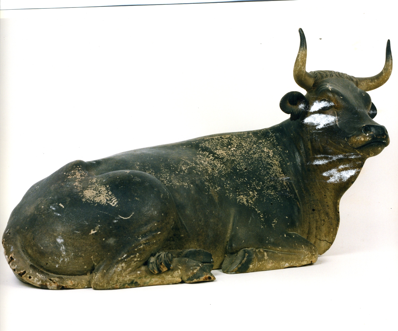 bue (statuetta di presepio) - bottega napoletana (fine/inizio secc. XVIII/ XIX)