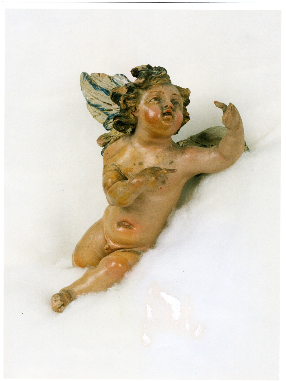 cherubino (statuetta di presepio) - bottega napoletana (fine/inizio secc. XVIII/ XIX)