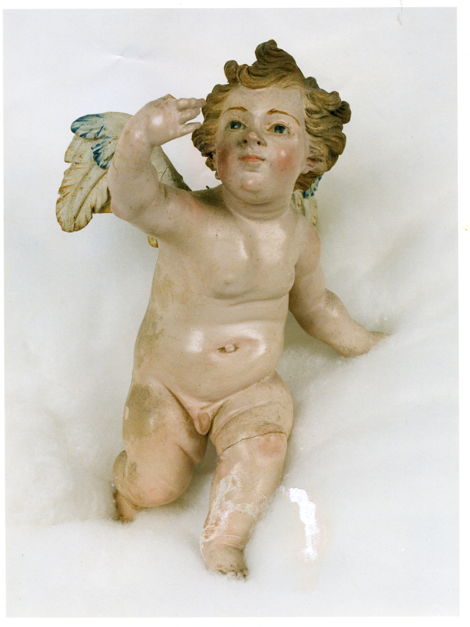 cherubino (statuetta di presepio) - bottega napoletana (fine/inizio secc. XVIII/ XIX)