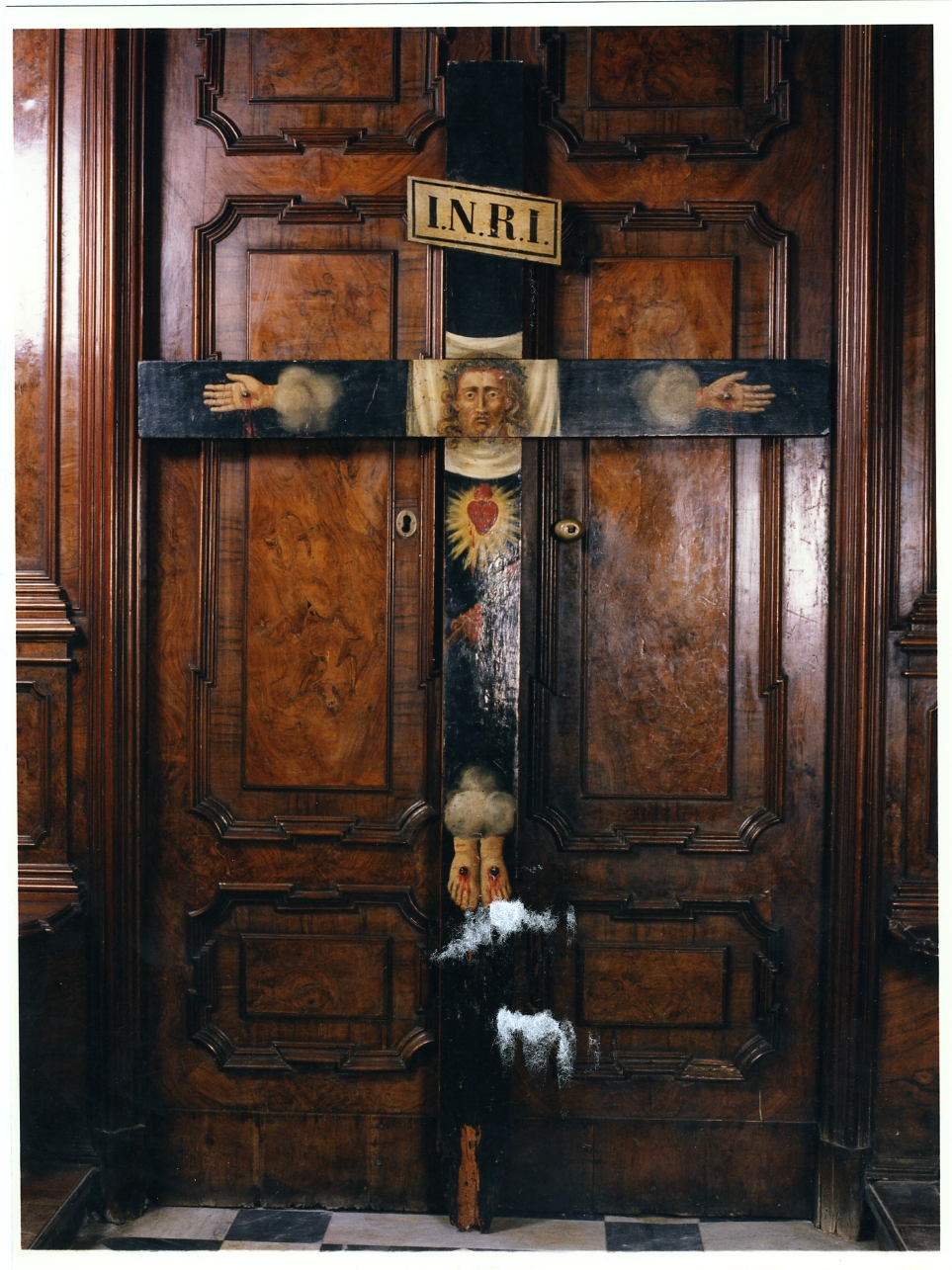 croce penitenziale - bottega napoletana (seconda metà sec. XIX)