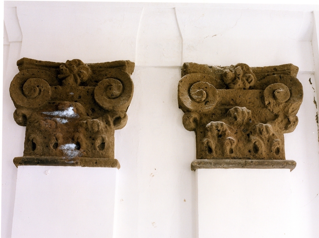 capitello composito, serie - bottega campana (metà sec. XVIII)