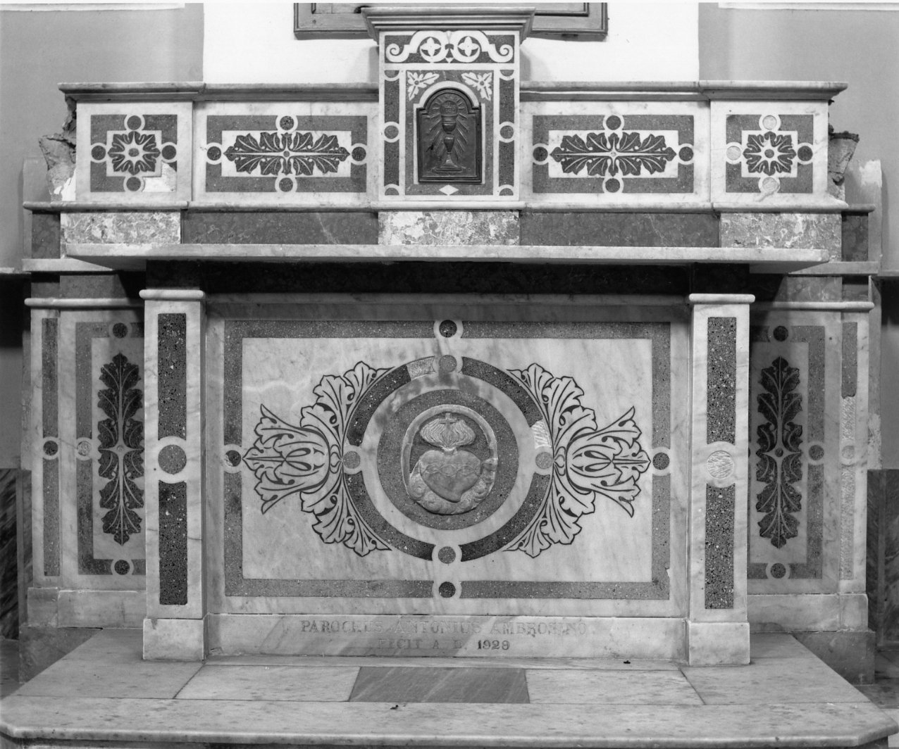 altare - bottega napoletana (sec. XX)