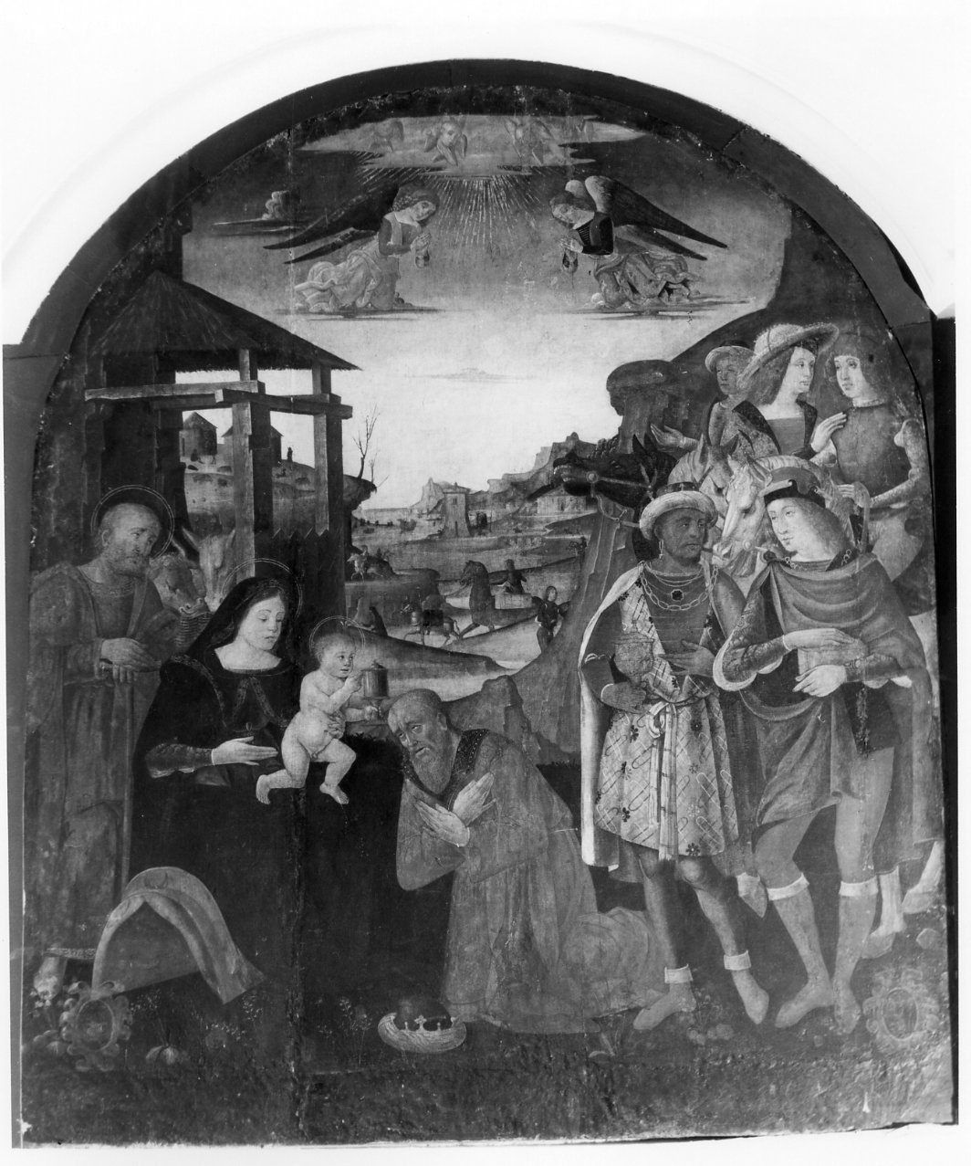 adorazione dei Re Magi (dipinto) di Francesco da Tolentino (sec. XVI)