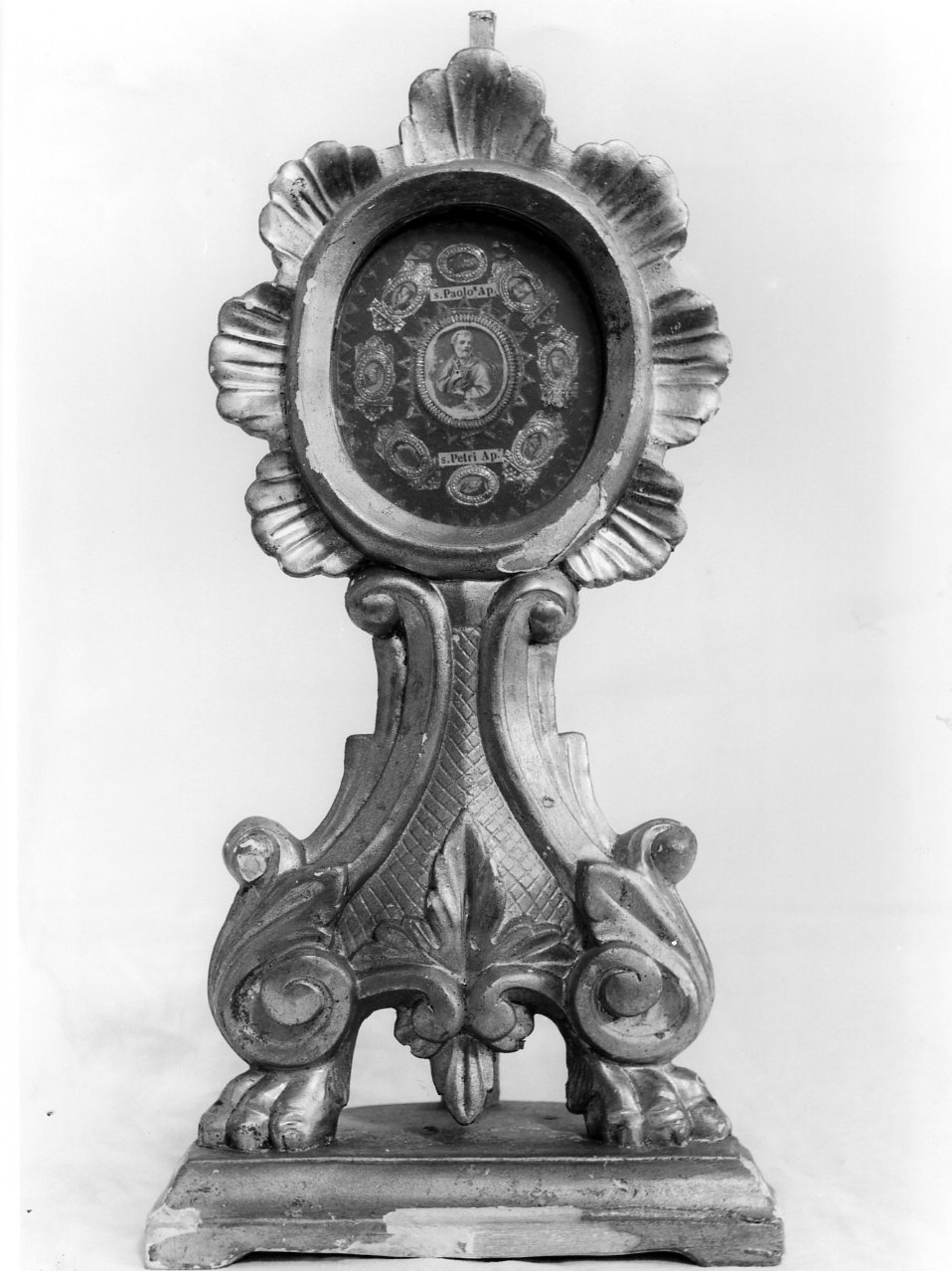 reliquiario - a ostensorio - bottega napoletana (seconda metà sec. XIX)