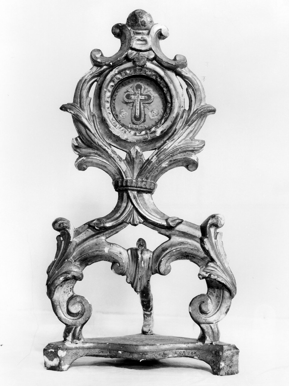 reliquiario - a ostensorio - bottega napoletana (seconda metà sec. XIX)