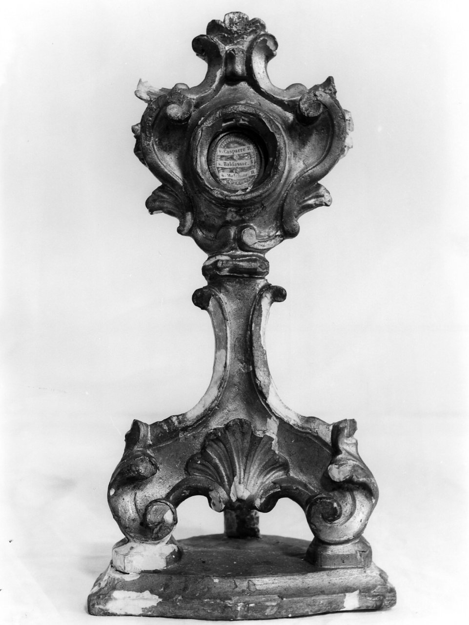 reliquiario - a ostensorio - bottega napoletana (seconda metà sec. XIX)