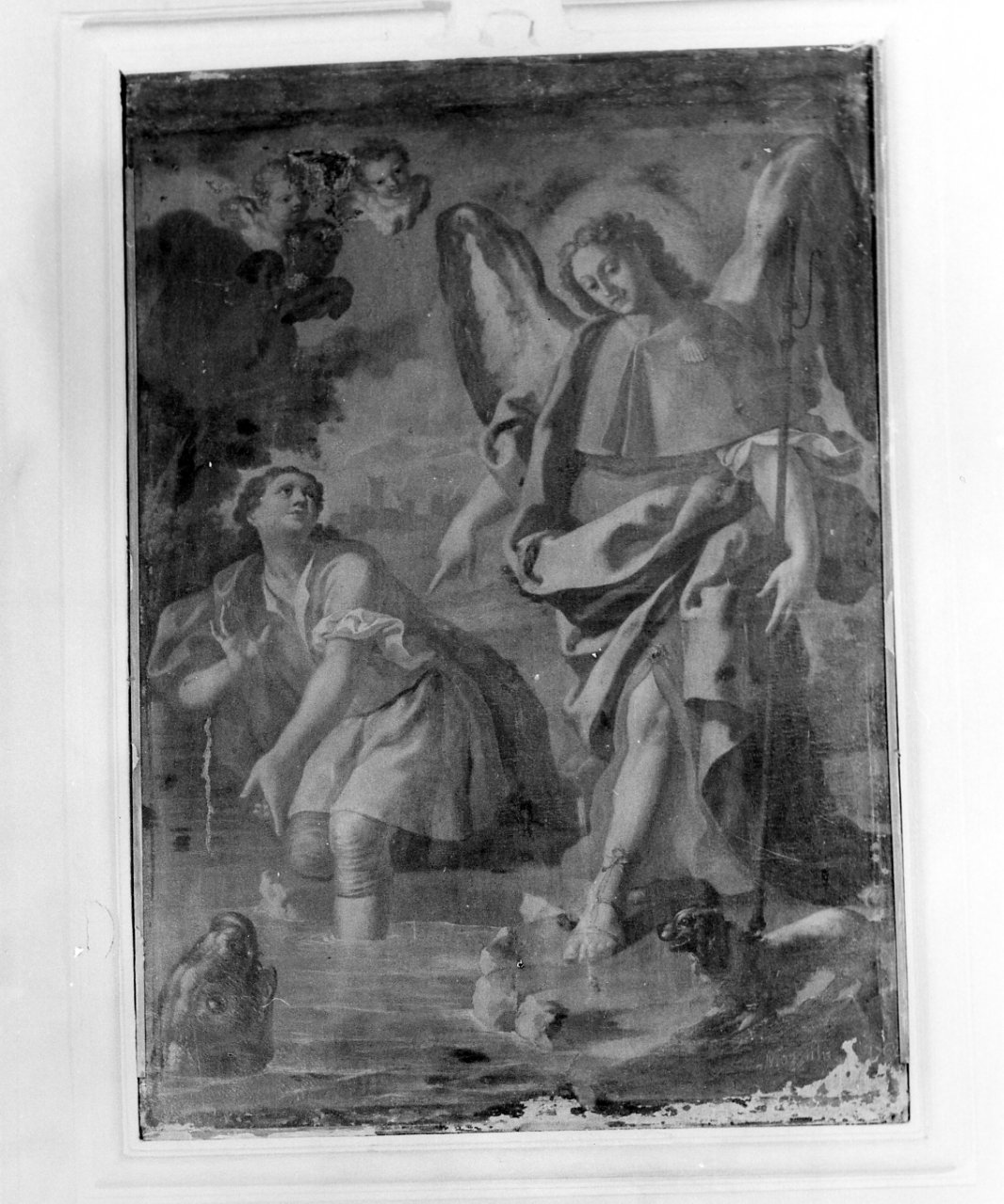 tronetto per esposizione eucaristica, frammento - bottega napoletana (prima metà sec. XX)