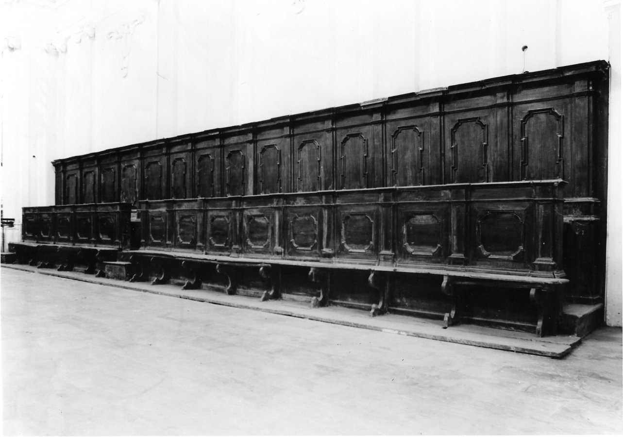 stalli del coro - bottega napoletana (metà sec. XVIII)