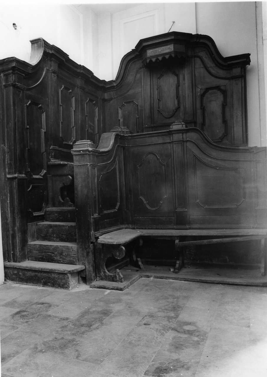 stalli del coro - bottega napoletana (metà sec. XVIII)