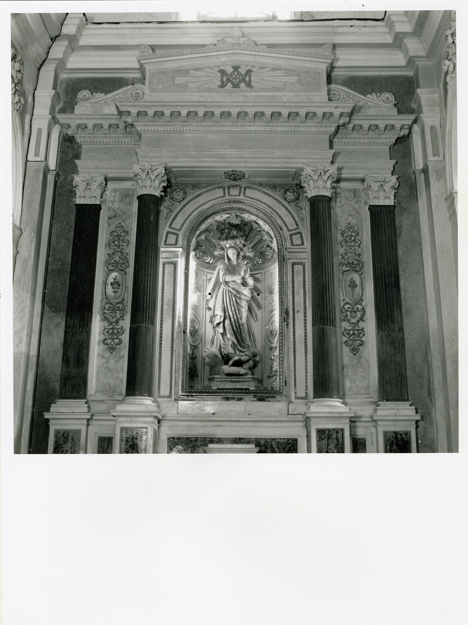 mostra d'altare - bottega campana (sec. XIX)