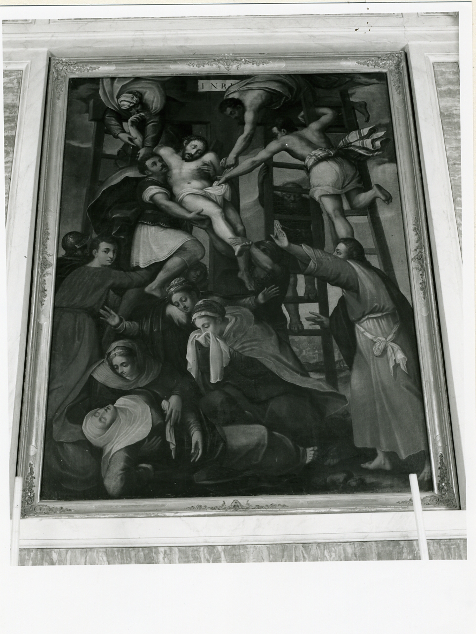 deposizione di Cristo dalla croce (dipinto) di Malinconico Andrea (seconda metà sec. XVII)