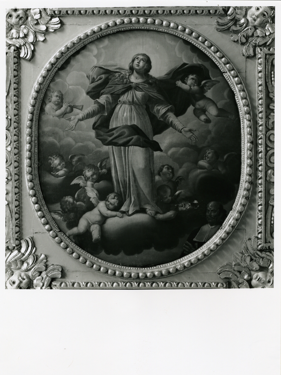 assunzione della Madonna (dipinto, elemento d'insieme) di Malinconico Andrea (seconda metà sec. XVII)