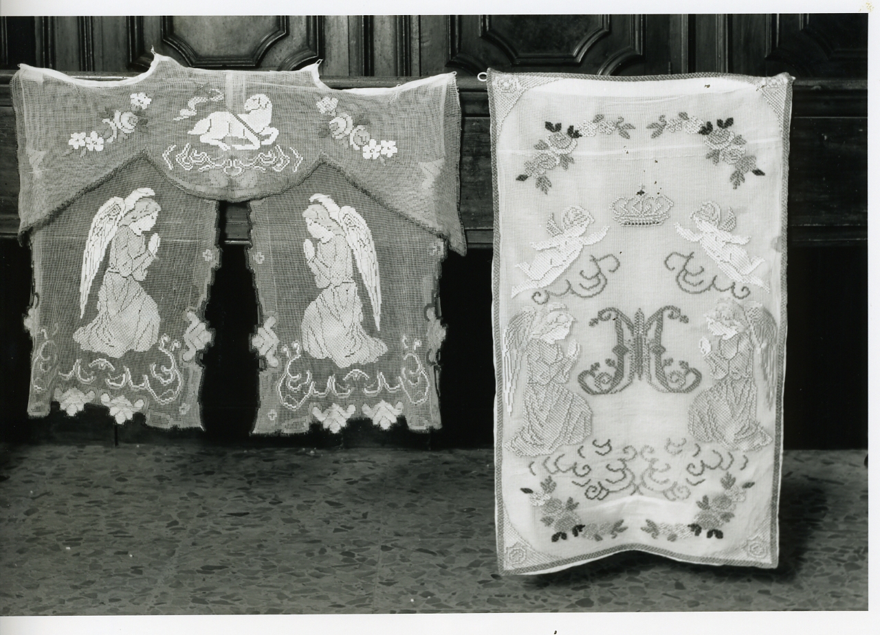 conopeo di tabernacolo, serie - manifattura napoletana (seconda metà sec. XIX)