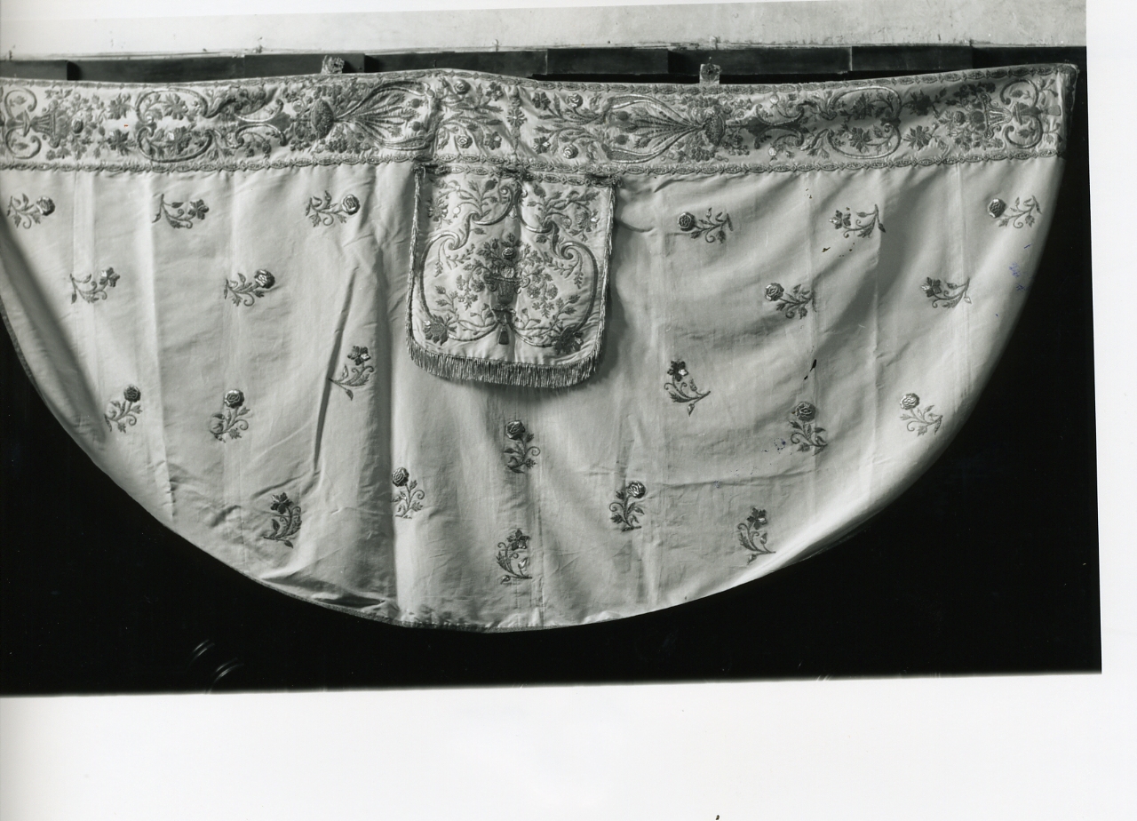 velo omerale, elemento d'insieme - manifattura napoletana (prima metà sec. XIX)