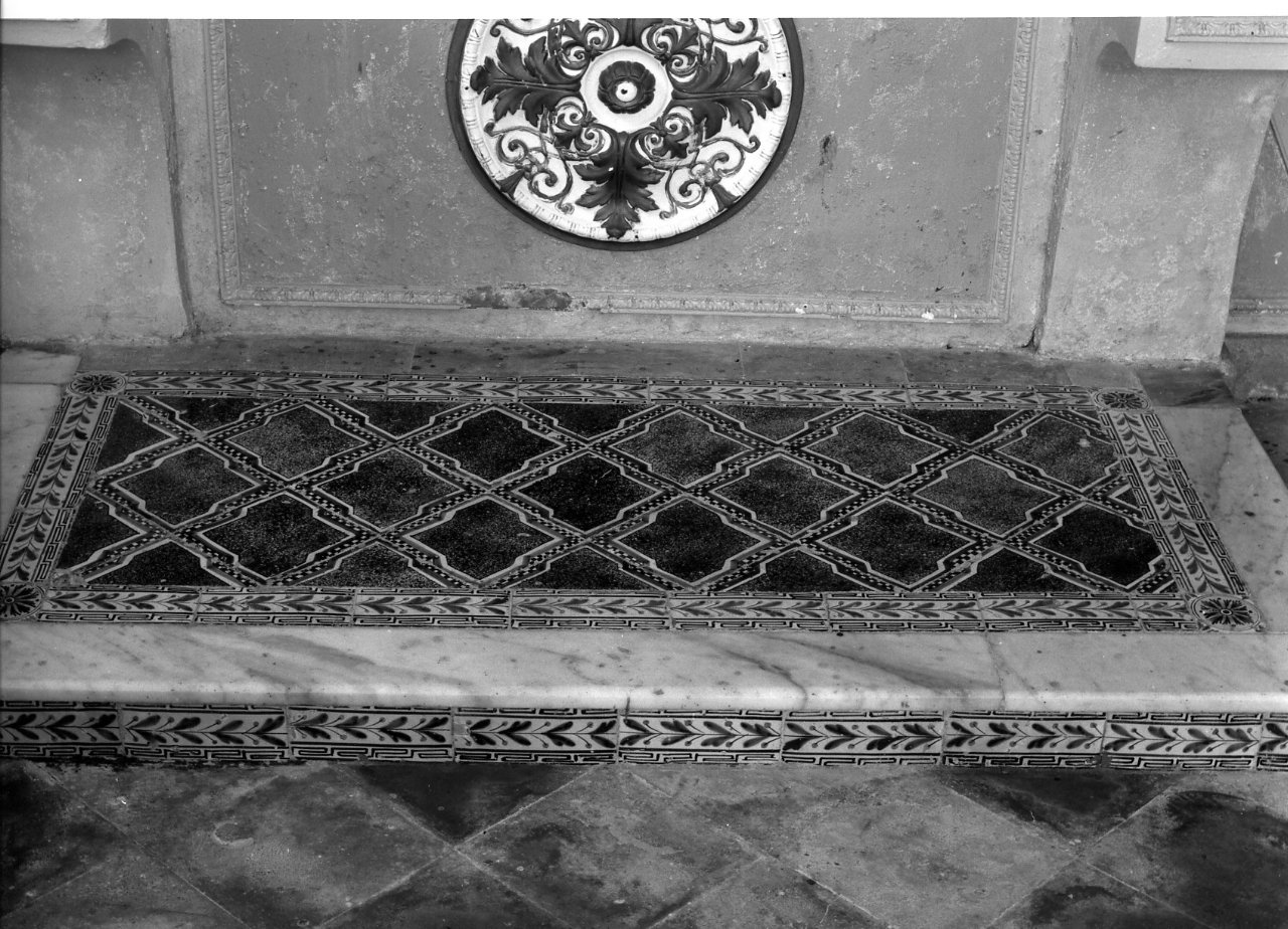 pavimento - bottega napoletana (prima metà sec. XIX)